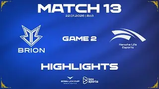 Highlights BRO vs HLE | Game 2 | Match 13 | LCK CUP 2026