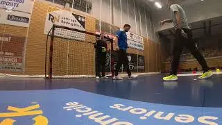Тренировка вратарей Райко Милошевича