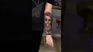 Joker Tattoo #joker #jokertattoo #batman #batmandarkknight #heathledger #heathledgerjoker #tattooart