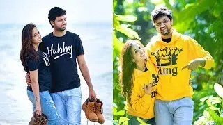 Anchor lasya With Her Husband manjunath Latest Photos