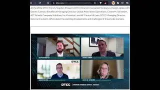 DTCC Tokenization of Private Markets - DSM