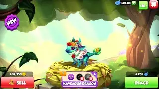 Hatched Mavkagon Dragon-Dragon mania legends | open 170 more tyrant chest | DML