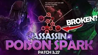 Ramping to The Moon With The New Bloodline Ascendency | Goratha's Poison Spark Assassin [PoE 3.27]