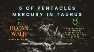 5 of Pentacles - Mercury in Taurus - Resisting Material Changes