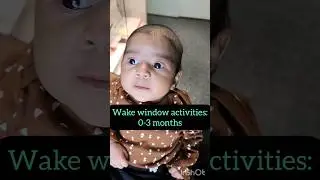 Wake window activities: 0-3 months! #newborn #baby #activities #game #play