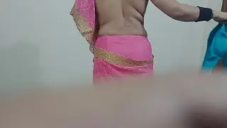 patola saree draping video/aaj me ja rhi hu padosh me dance krne bay 