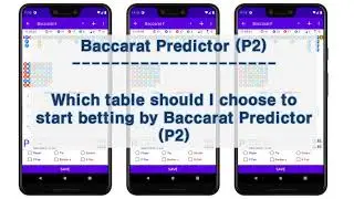 Which baccarat table should I choose??