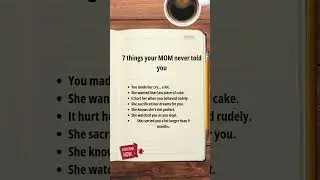 7 things your MOM never told you #psycholgyfacts #shorts