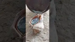 From Tiny Scrap to MONUMENTAL Aluminum Snail Shell Art! #viralvideo #restoration #reels
