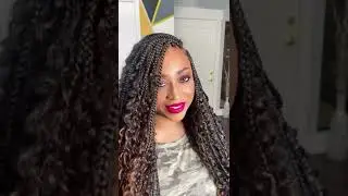 This KIMA Boho Box Braid Crochet Hair is PERFECT! | Harlem 125 x SabrinasBeauty #shorts