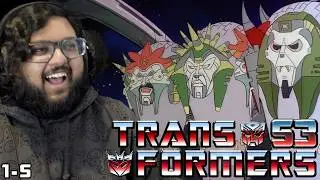 AN INSANE BEGINNING! | The Transformers G1 Season 3 REACTION (1-5)