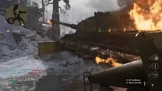 Cod WW2 Beta Challenge- Empty Bazooka + Pick up the Gun - 2Player View - Stellung - Runde 3