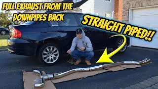 BMW 335i Gets Fully Straight Piped! (VRSF Race Exhaust)