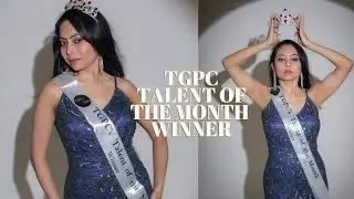 Winning of TGPC Talent of the Month ✨ | Winner of beauty pageant | pageant photoshoot