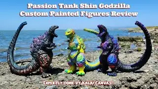 Passion Tank Shin Godzilla Kaiju Canvas Custom Painted Figures Review! #1KGIVEAWAY