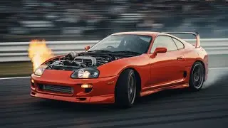 1000 BHP TOYOTA SUPRA | RED BULL CAR PARK DRIFT