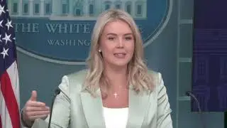 LIVE: White House briefing after payroll data tweak, Qatar, Gaza
