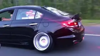 Static ?!?! /// SLAMMED 9th gen Civic hovering in CT ///LETHAL