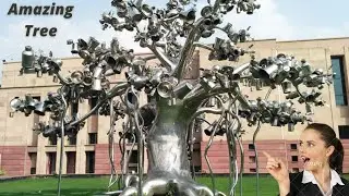 Stainless Steel's Tree | Vessels Wala Tree | National Gallery Of Modern Art | New Delhi