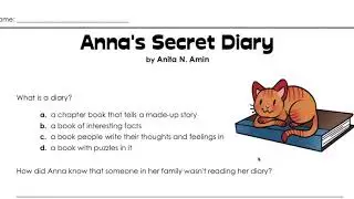 Anna's Secret Diary