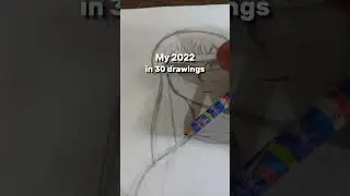 My 2022 in drawings #shorts #drawing #2022