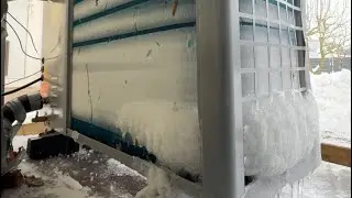 Hofman V01 Wärmepumpe im Januar - Abtauen - Stromverbrauch - Erkenntnisse aus dem Januar - Altbau