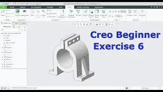 Creo Beginner  Tutorial | Cad Crunch | #3dmodeling | #creo |#tutorial