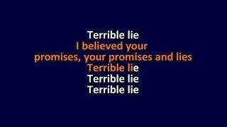 Nine Inch Nails - Terrible Lie (Karaoke) (3 Tone Up)