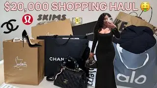 РАСПАКОВКА РОСКОШНЫХ ВЕДЕР НА 20 000 ДОЛЛАРОВ🛍️: CHANEL, CHRISTIAN LOUBOUTIN, SKIMS, IAMGIA, LULU...