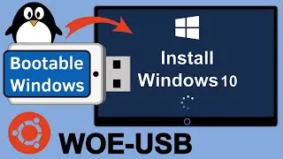How to Create Windows Bootable USB in Ubuntu - WoeUSB (GUI)