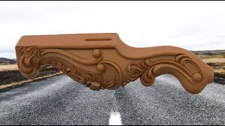 HOW TO CREATE CURVED TABLE LEG TOOLPATH IN ARTCAM 18 FULL TUTORIAL