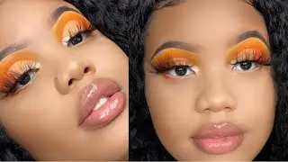 EASY YELLOW 🍋 & ORANGE 🍊 MAKEUP TUTORIAL | SUMMER TIME VIBES 🌞