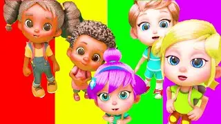 The Wheels On The Bus + Finger Family🌈 and more Sing Along Kids Song
