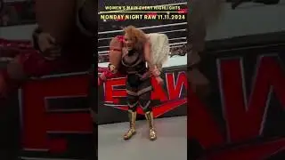 **Ringside Highlight Video Of RAW Main Event! #livmorgan #wwe #wweraw #niajax #biancabelair
