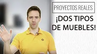 Cocina con dos tipos de mueble negro y madera - encimera de Silestone