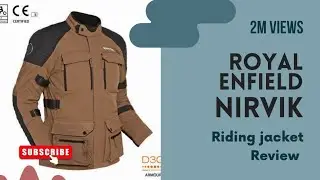 Royal Enfield Nirvik riding jacket review @royalenfield