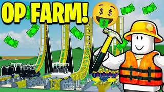 I Built OVERPOWERED Money Farm in Theme Park Tycoon 2!