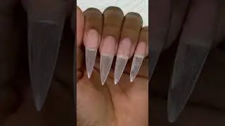 Let&rsquo;s do some ACRYLIC STILETTO nails #shorts #stilletonails #acrylicnails #necta nails