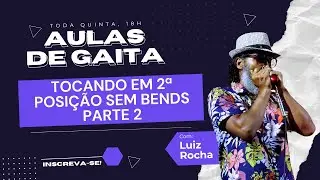 AULA DE GAITA: TOCANDO EM 2&ordf; POSI&Ccedil;&Atilde;O SEM BENDS - PARTE 2 (Aula 02 - 2TRI.2025)