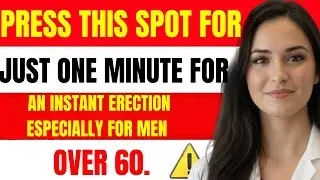 Older men! Press this point for one minute to restore your erection at any age.