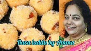 Rava laddu by Amma #festival #sweets #ravaladdu #ammacooking #trending #viralvideo 