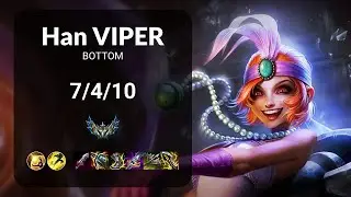 Han Viper Jinx vs Jhin BOTTOM - KR  Patch 14.18