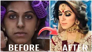 Barat  Bridal Makeup | Glittery Eyes Makeup
