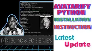 Инструкция по установке Avatarify Python