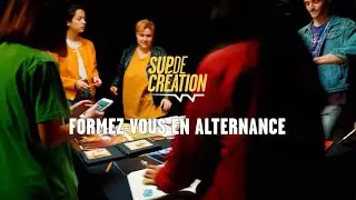Sup de Cr&eacute;ation - Des formations en cr&eacute;ation visuelle et audiovisuelle en alternance