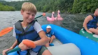 Amazing rafting, Delaware River, New York/Pennsylvania, USA