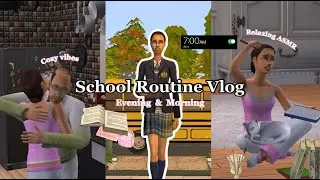 School Routine | Evening & Morning in The Sims 2