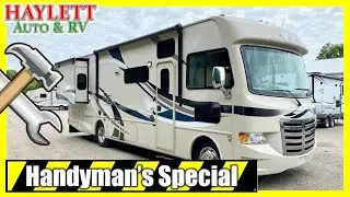 (Sold) HANDYMAN'S SPECIAL! 2015 Ace 30.1 Class A Gas Thor Motorhome