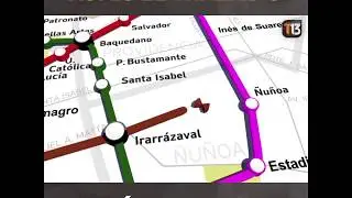 As&iacute; es el trazado de la nueva L&iacute;nea 3 del Metro de Santiago