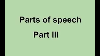 Explaining Questions Related to Parts of Speech Part 3 #SATHEE_SSC #swayamprabha #SSC